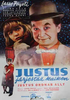 Постер Justus järjestää kaiken