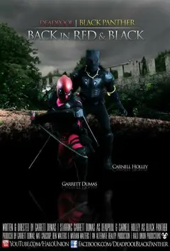 Постер Deadpool & Black Panther: Back in Red & Black