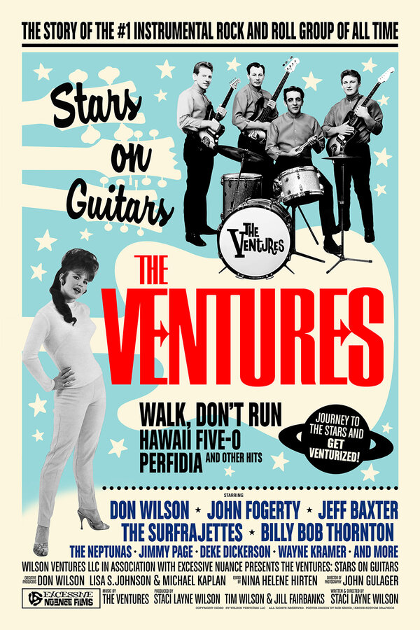 Постер The Ventures: Stars on Guitars