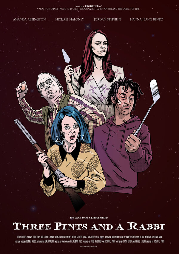 Постер Three Pints and a Rabbi