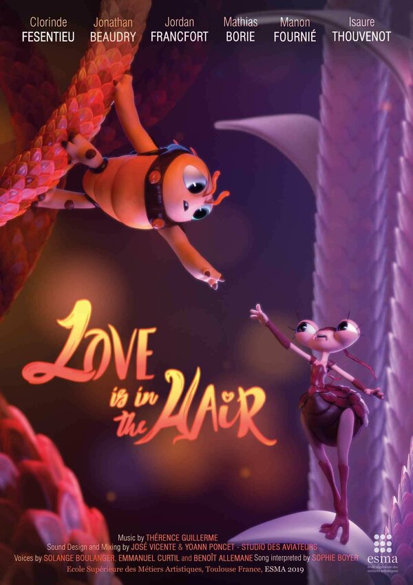 Постер Love is in the hair