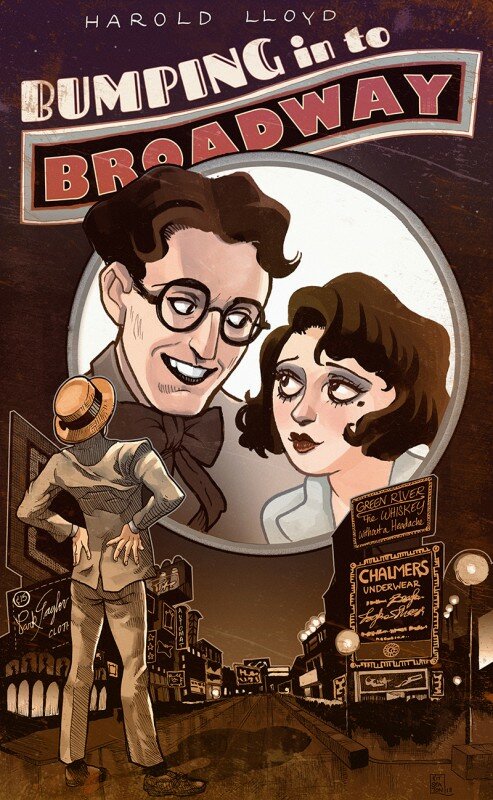 Постер Натыкаясь на Бродвей