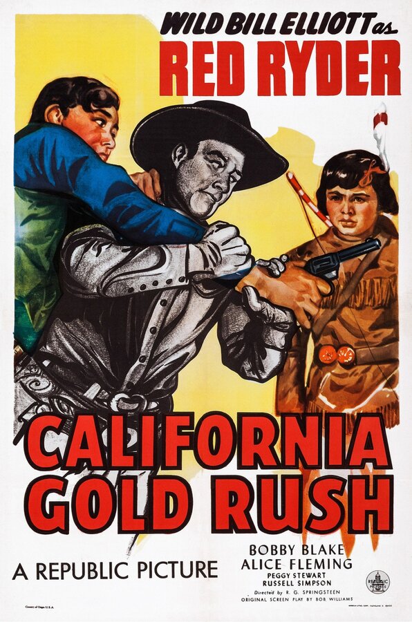 Постер California Gold Rush