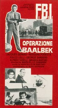 Постер F.B.I. operazione Baalbeck