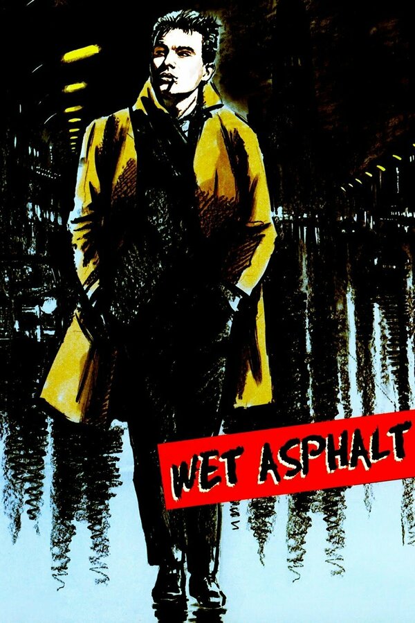 Постер Мокрый асфальт
