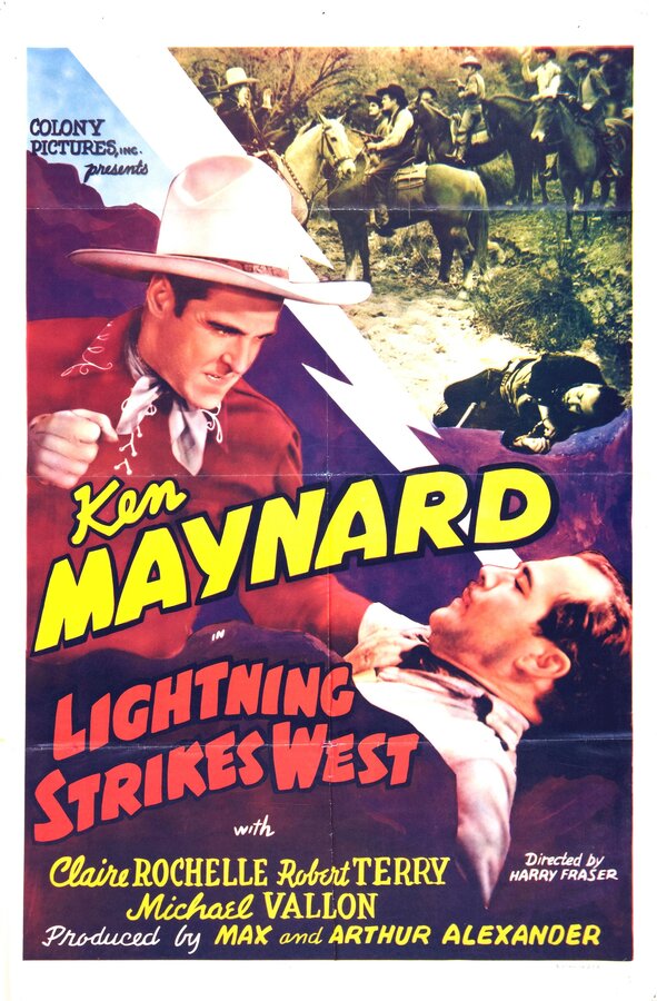 Постер Lightning Strikes West