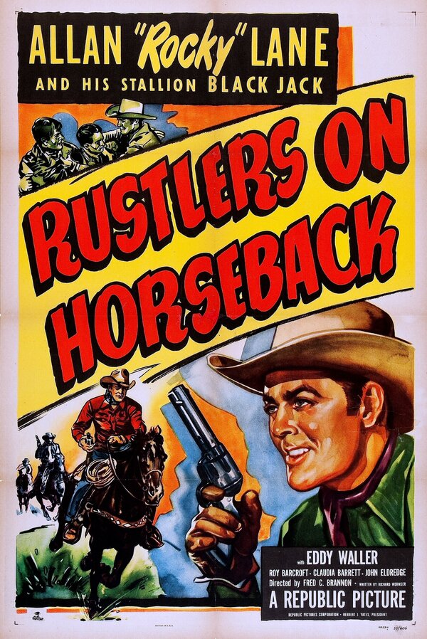 Постер Rustlers on Horseback