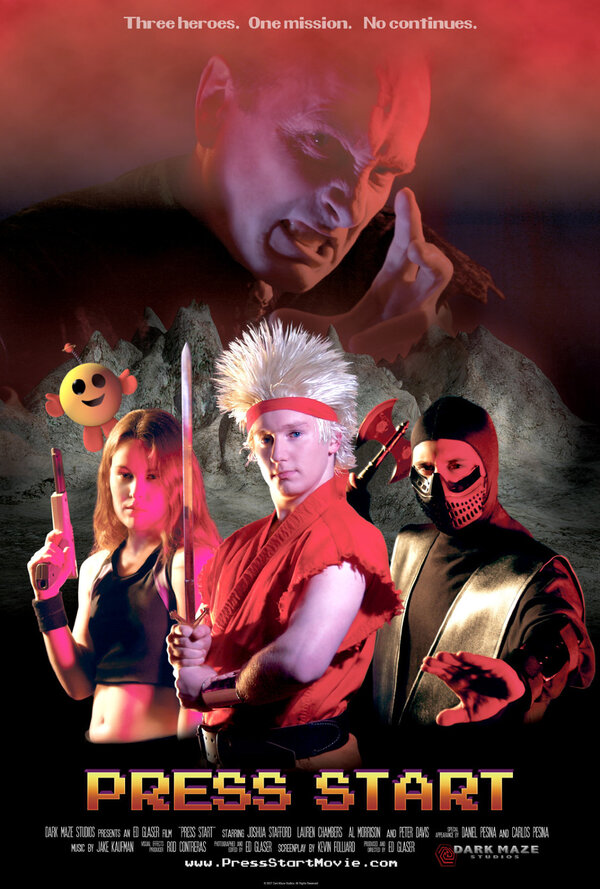 Постер Press Start