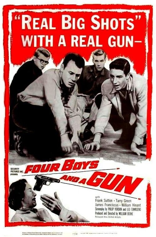 Постер Four Boys and a Gun