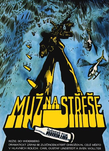 Постер Человек на крыше