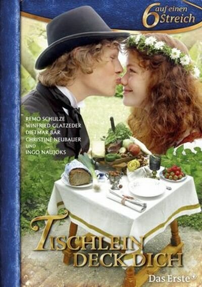 Постер Столик-сам-накройся, золотой осёл и дубинка из мешка