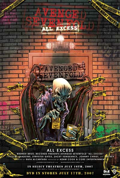 Постер Avenged Sevenfold: All Excess