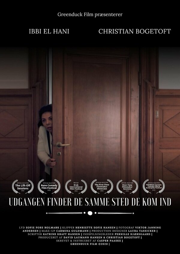 Постер Udgangen finder De samme sted De kom ind