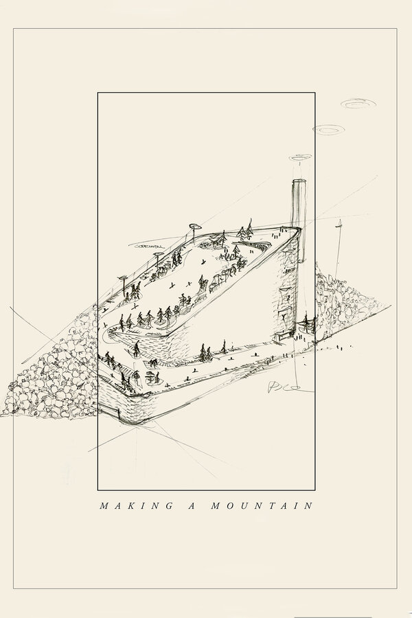 Постер На вершине горы