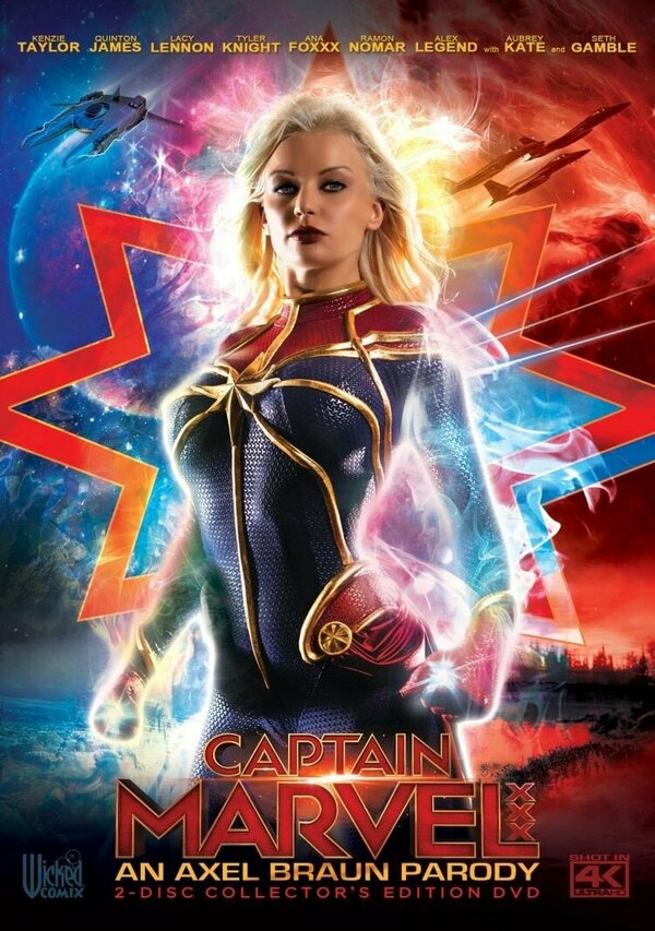 Постер Captain Marvel XXX: An Axel Braun Parody