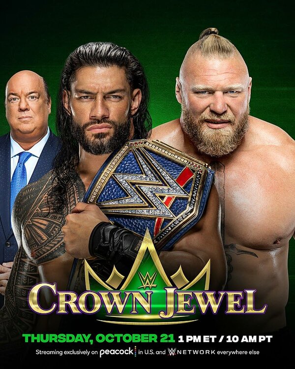 Постер WWE Crown Jewel