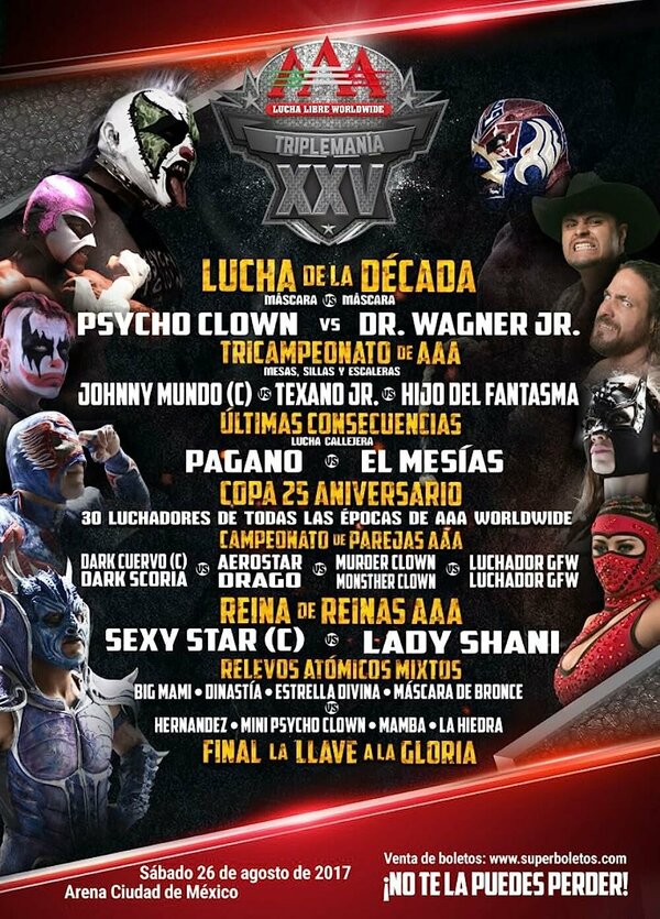 Постер Triplemania XXV