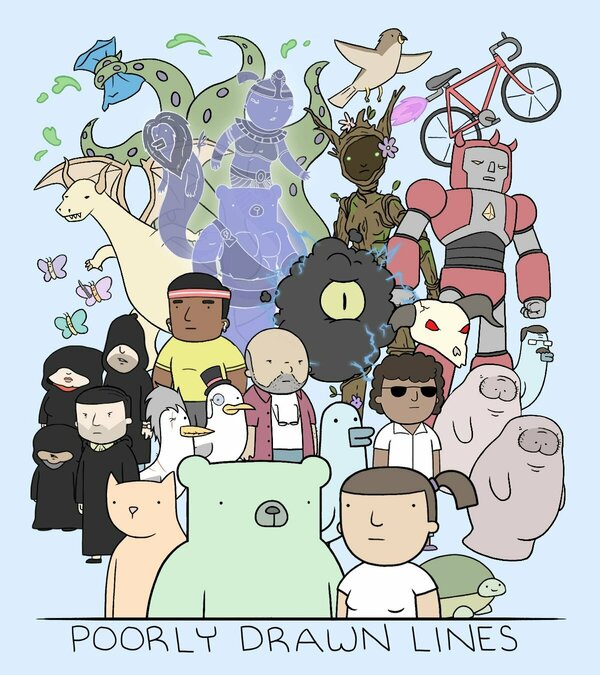 Постер Poorly Drawn Lines