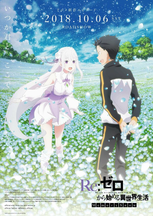 Постер Re:Zero. Жизнь с нуля в другом мире: Снежные воспоминания