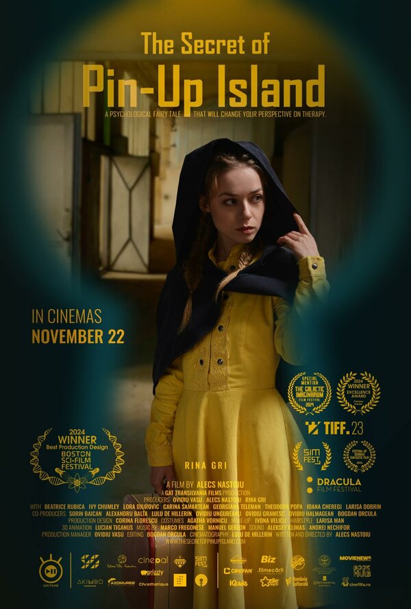 Постер Тайна острова Пин-ап