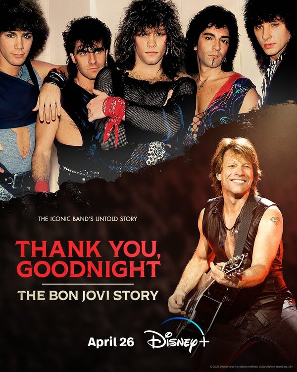 Постер Спасибо и доброй ночи: История Bon Jovi