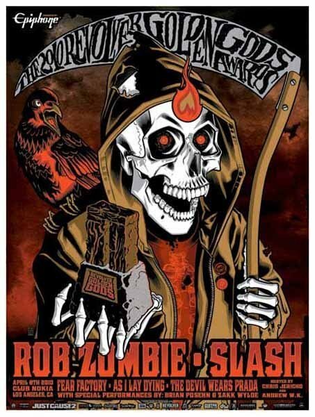 Постер Golden Gods Awards