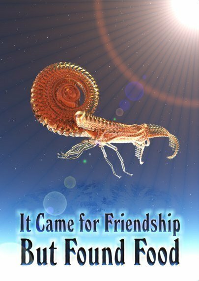 Постер It Came for Friendship But Found Food