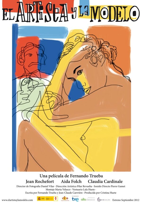 Постер Художник и натурщица