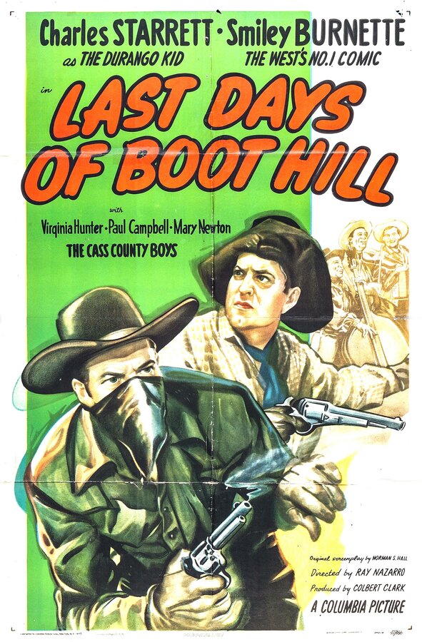Постер Last Days of Boot Hill
