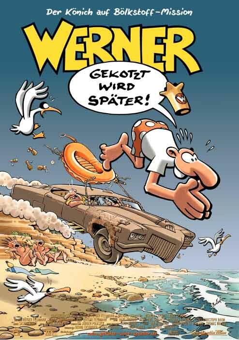 Постер Вернер. Запаситесь тазиком при просмотре