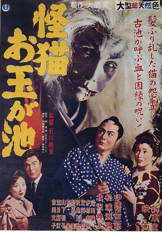 Постер Кошка-призрак пруда Отама