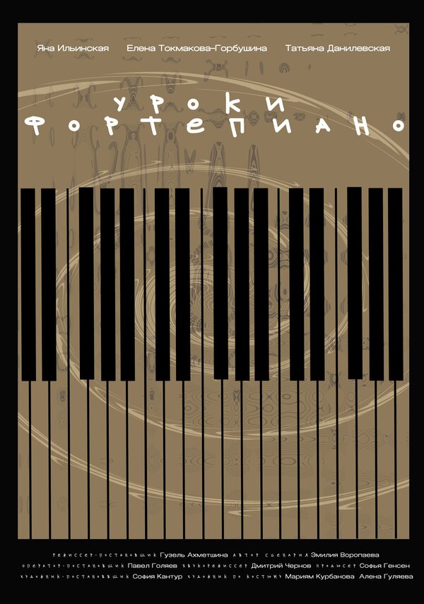 Постер Уроки фортепиано