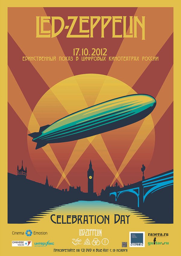Постер Led Zeppelin «Celebration Day»