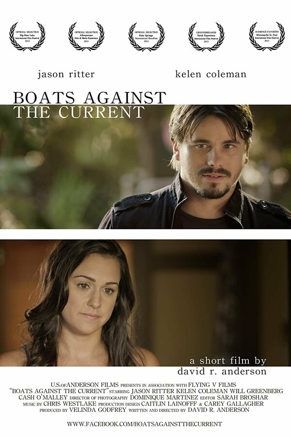 Постер Лодки против течения