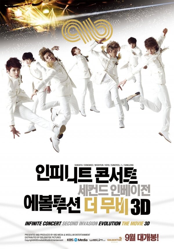 Постер INFINITE Concert Second Invasion Evolution The Movie 3D