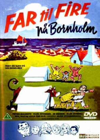 Постер Отец четверых на острове Борнхольм