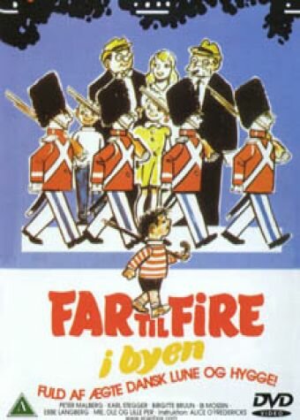 Постер Отец четверых в городе