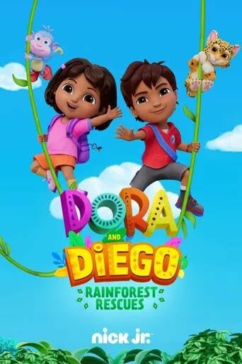 Постер Dora & Diego: Rainforest Rescues