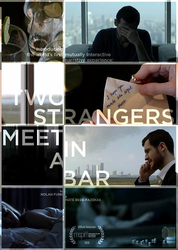 Постер Two Strangers Meet in a Bar
