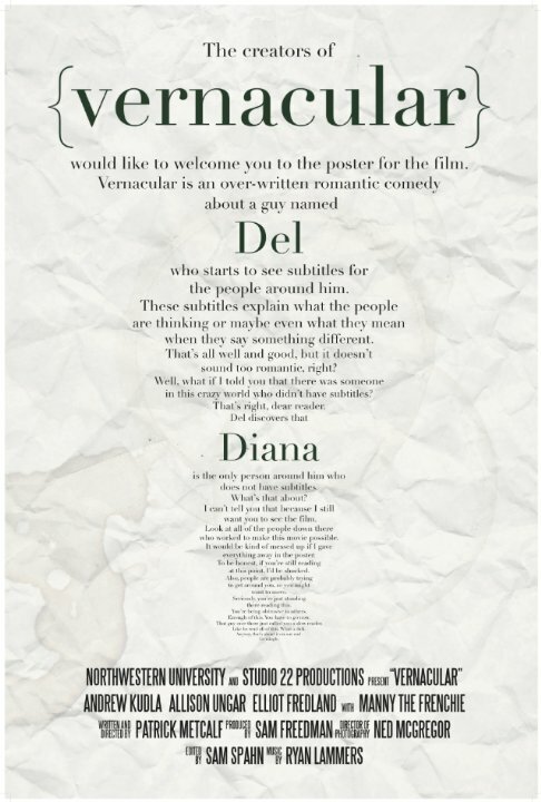 Постер Vernacular