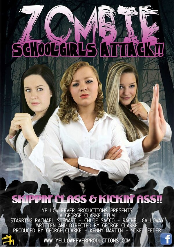 Постер Zombie Schoolgirls, Attack!!