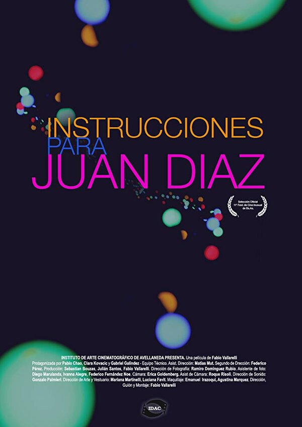 Постер Instrucciones para Juan Díaz